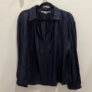 Beautiful Stella McCartney Navy Silk Blouse